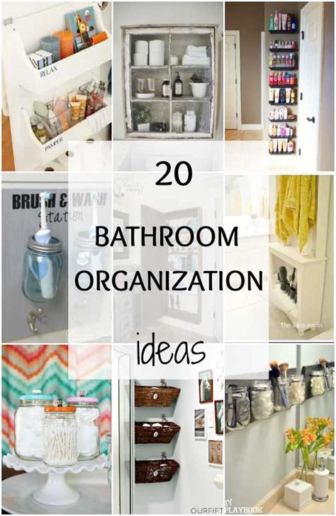 Bathroom Organization Ideas + Hacks - 20 Tips To Do Now!