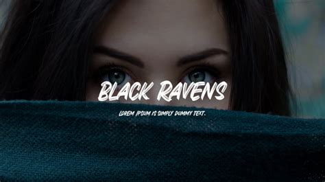 Black Ravens Font : Download Free for Desktop & Webfont