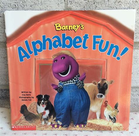 Barney's Alphabet Fun Barney Books Barney and Friends | Etsy