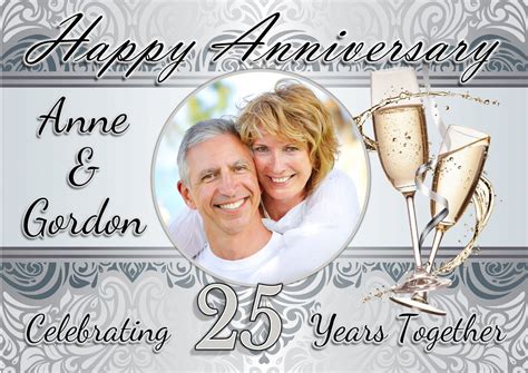 Silver Wedding Anniversary Invitations Templates • Business Template Ideas