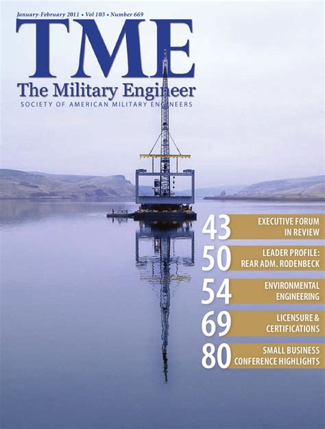 The Military Engineer - January/February 2011 by The Society of American Military Engineers - Issuu