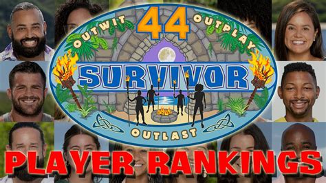 Survivor 44 - Player Rankings - YouTube