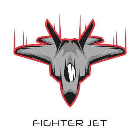 Premium Vector | Fighter jet logo vector