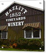 Hazlitt Winery 1852 Painting by David Lee Thompson | Fine Art America