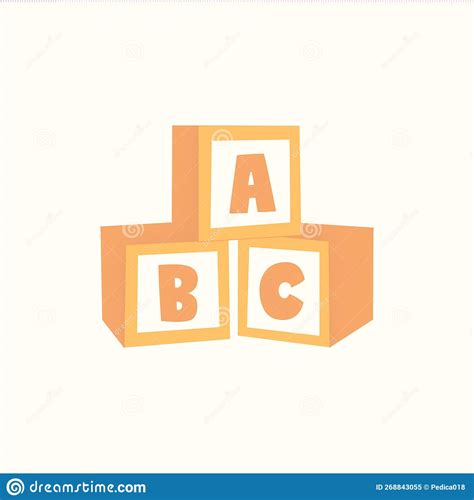 Logo letters a B C stock illustration. Illustration of poster - 268843055