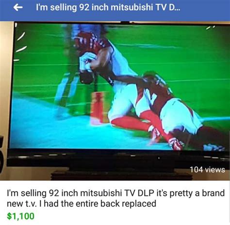 Mitsubishi 100 Inch Tv