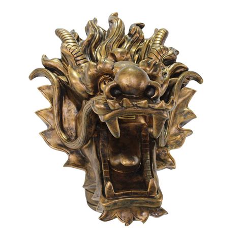 Chinese Dragon Head Sculpture