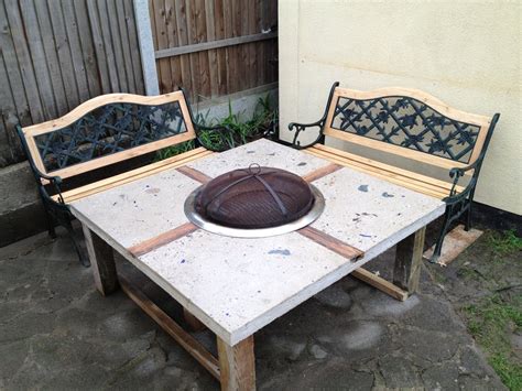 Polished Concrete Fire Pit Table : 7 Steps (with Pictures) - Instructables