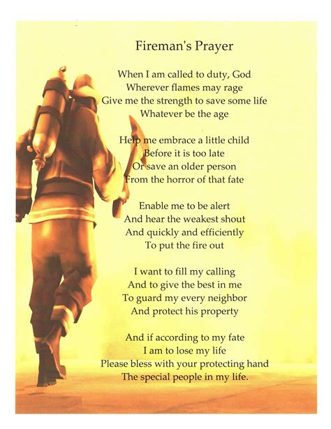 Fireman's Prayer Art Print Digital Download | Etsy