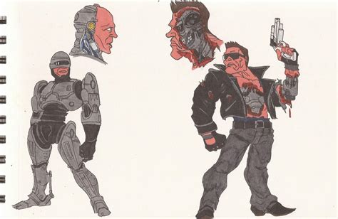 RoboCop VS The Terminator_01_July2012 by AlexBaxtheDarkSide on DeviantArt