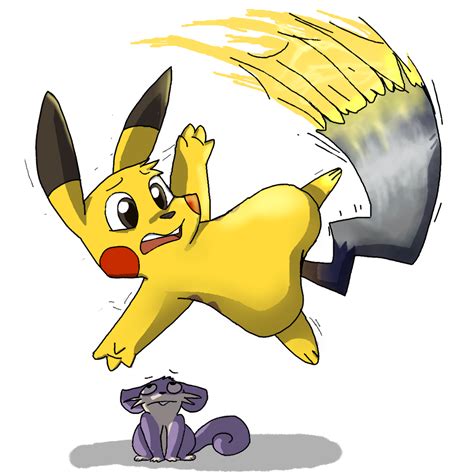 Pikachu uses Iron Tail [Request] by ShinyRaupy on DeviantArt