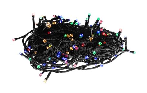 New String Christmas Lights Stock Image - Image of party, abstract ...