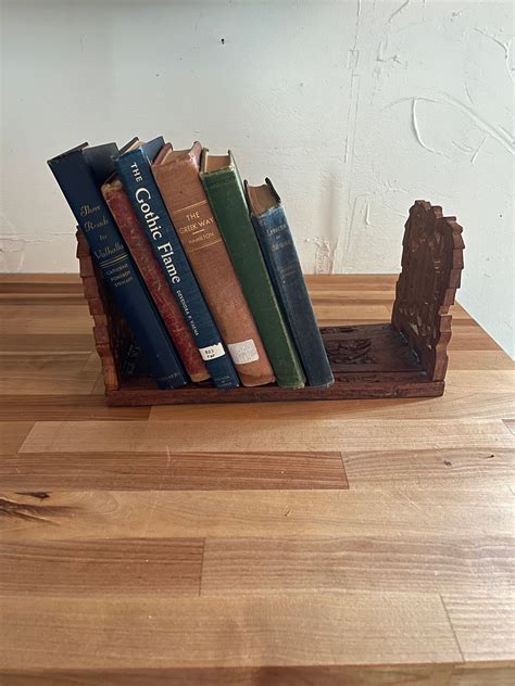 Vintage Book Holder Carved Wooden Book Rack Sheesham Wood - Etsy