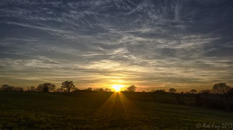 Sunset over the Meadow by Arathrael on DeviantArt