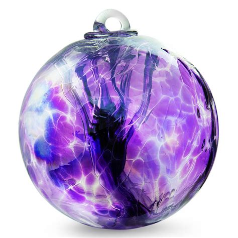 Witch Ball Iridescent Violet Blue - WitchBalls.com