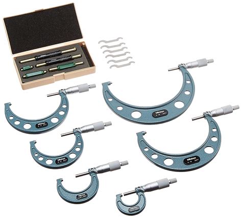 HOLTS Precision Inc. | Outside Micrometer 6 Piece Set, 0-6in/.001in | HOLTS Precision Inc.