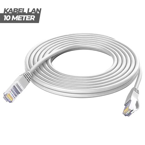 10M Kabel LAN Jaringan 10 Meter UTP jaringan CAT 5e 10m (10meter ...