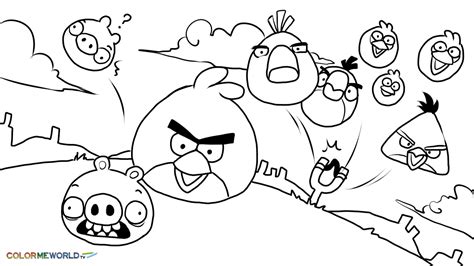 Angry Birds #25051 (Cartoons) – Free Printable Coloring Pages