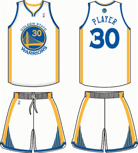 Golden State Warriors Home Uniform - National Basketball Association ...