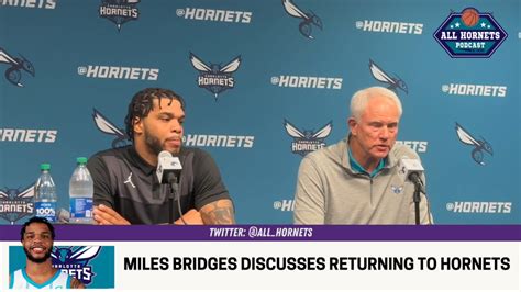 WATCH: Miles Bridges Discusses Return to Hornets - Sports Illustrated ...