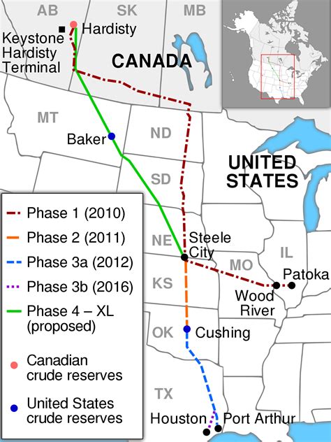 Keystone Pipeline - Wikipedia - Keystone Pipeline Map Texas | Printable ...