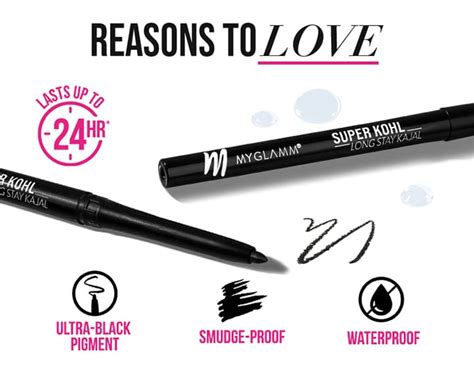 LIT Liquid Matte Lipstick 1.6ml + Super Kohl Long Stay Kajal - Black