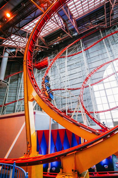 Riding The World's Tallest Indoor Roller Coaster In Edmonton, Canada ...