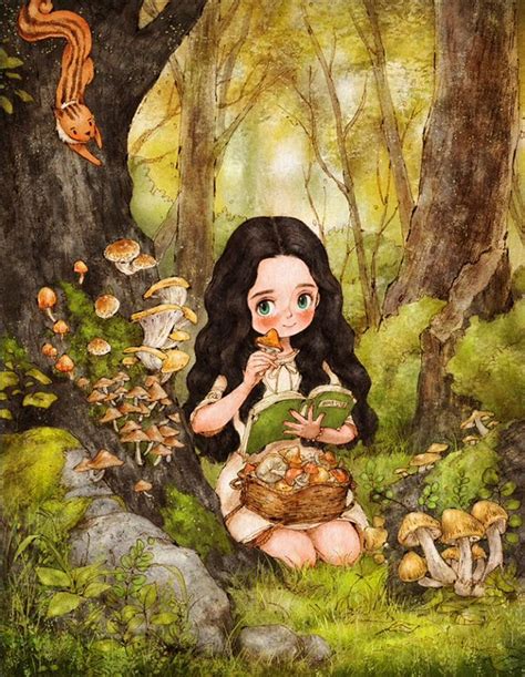 Pin by Gigitt on Drawing Ideas | Girly art, Forest girl, Cute art