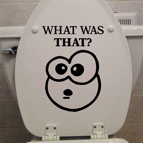 Funny Art Bathroom Wall sticker Home Decor Toilet Decal DIY Removable ...