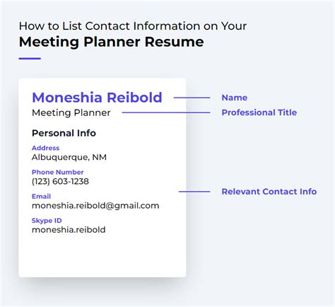 Meeting Planner Resume Examples and Templates | ResumeCat