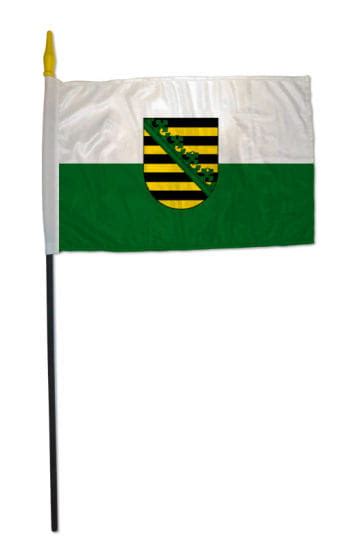 Stock flag state of Saxony Flags flags | horror-shop.com