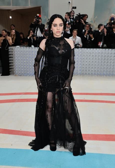 Billie Eilish Met Gala Look 2023: Gothic Glam In Simone Rocha - Fashnfly