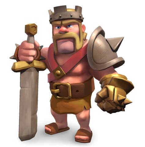 clash of clans characters | Barbarian King - guide to heroes in Clash of Clans | Clash of clans ...