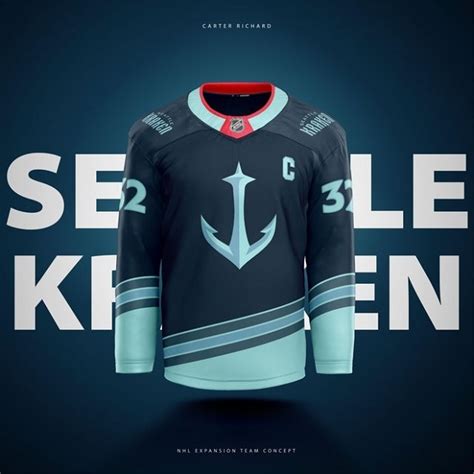 Hockey fans are going to love this beautiful Seattle Kraken third ...