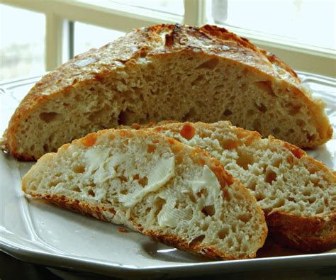 Crusty Bread Easy Overnight No Knead - Frugal Hausfrau