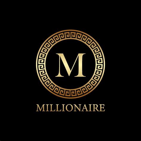 millionaire logo design, icon design template element, lettet m design 10362951 Vector Art at ...