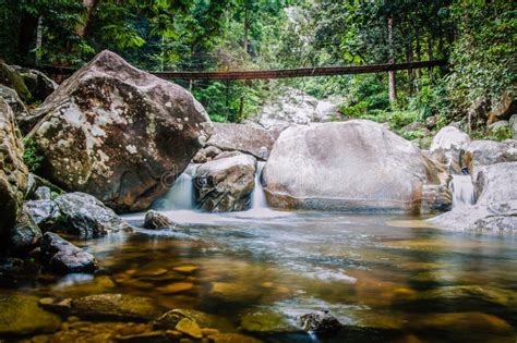 Downstream of Gunung Stong Waterfall Stock Photo - Image of travel ...