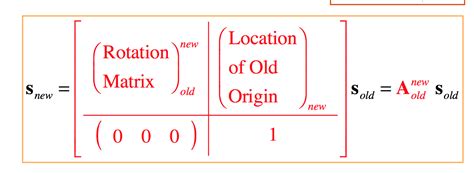 matrices - homogeneous transformation matrix - How to use it? - Mathematics Stack Exchange