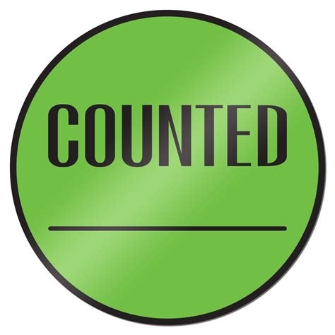 Amazon.com : Counted 2 inch Round Inventory Control Labels Stickers Green 900 Labels : Office ...