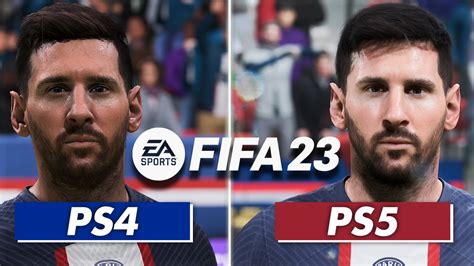 FIFA 23 - PS5 vs PS4 | (Faces/Graphics/Gameplay/UEFA Celebration) COMPARISON | [4K Next-Gen ...