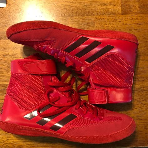 adidas Shoes | Adidas Combat Speed Wrestling Shoe | Color: Red | Size ...