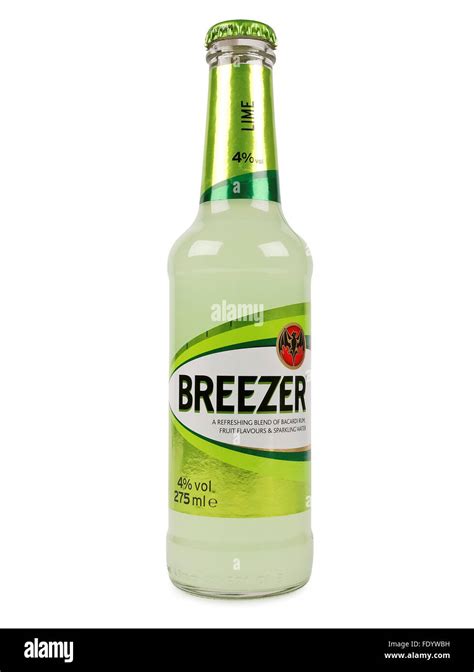 Bacardi Breezer Lime. Breezer a refreshing blend of alcohol Stock Photo - Alamy