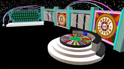 Wheel Of Fortune Set - 3D model by radbanana [93335fa] - Sketchfab