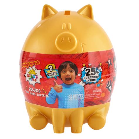 Ryan's World Deluxe Piggy Bank - Walmart.com - Walmart.com