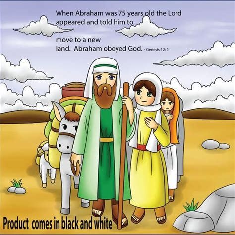 The Story of Abraham, Sarah and Issac - 12/Pk size: 6 x 6 | Abraham and ...