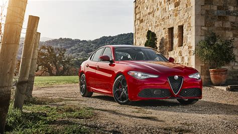 Photo Alfa Romeo 2016-17 Giulia Red Cars Metallic 1366x768