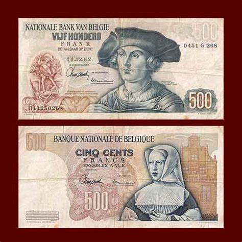 500 Belgian Francs banknote | Mintage World