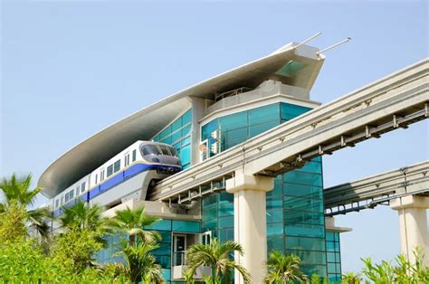 The Palm Jumeirah monorail station — Stock Photo © slava296 #1796431