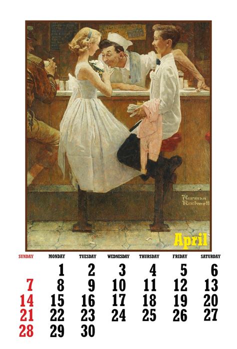 Norman Rockwell 2024 Calendars For Sale On Ebay - Imogen Damaris