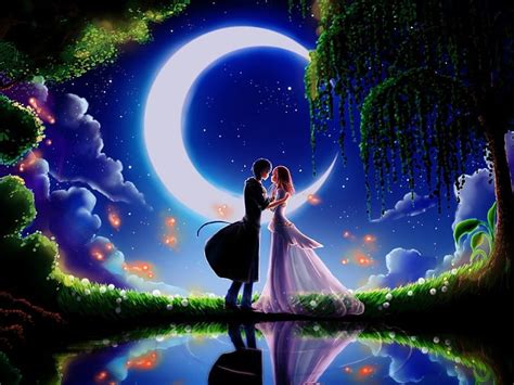 71+ Wallpaper Love On Moonlight free Download - MyWeb